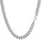 PROSTEEL Halskette 60cm Edelstahl Panzerkette 9mm breit Hip Hop Herren Kette kubanische Gliederkette Link Chain Necklace Männer Frauen Modeschmuck für Weihnachten Neujahr