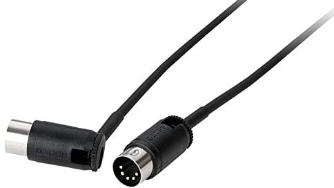 BOSS Bmidi-Pb2 – Space-Saving Midi Cable with Multi-Directional Connectors, Perfect for Pedalboards And All Midi Applications, Black, 2ft/60cm