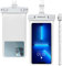 wellhouse Waterproof Phone Pouch, Waterproof Phone Case for iPhone 15 14 13 12 Pro Max XS Samsung, IPX8 3D Cellphone Dry Bag Beach Essentials White-1 Pack 7.0