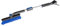 Walser Eiskratzer teleskopierbar, Eisschaber drehbar, Autokratzer ausziehbar 77,5-100 cm schwarz/blau