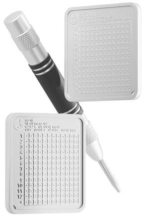 Sichere Kryptowährung Brieftasche OneKey KeyTag, Hardware Cold Wallet Krypto Seed Storage Backup, 2 Bitcoin Cryptocurrency Schlüsselwort Aufbewahrung Titanteller-Set, Ledger/Trezor/KeepKey-kompatibel