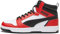 PUMA Rebound V6, Scarpe da ginnastica Unisex - Adulto, White Black For All Time Red, 42.5 EU