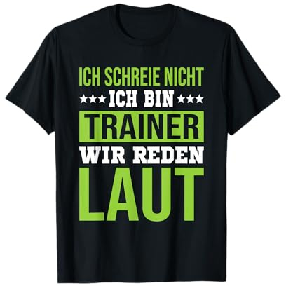 Handball Sport Ich schreie nicht ich bin Trainer Spruch T-Shirt