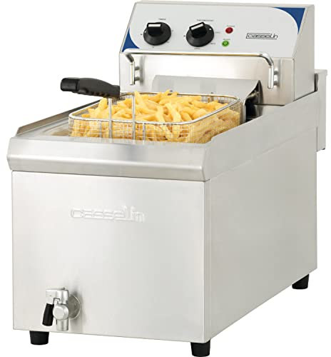 Casselin - Friteuse électrique avec vanne de vidange 10 litres haut rendement