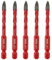 FOCSTOL Masonry Drill Bits Set - 5pcs 6mm Carbide Drill Bits Set with Quick Change Hex Shank for Wood Plastic Foam Tiles Softer Materials