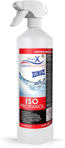 Isopropanol 99,9% Reiniger in Sprühflasche – 1 Liter | Hochprozentiger IPA Reinigungsalkohol für Haushalt & Elektronik | Made in Germany (Spray 1 Liter)
