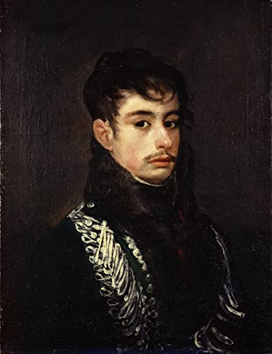 PSVDCTOO Gefeiert Wall Art Leinwand Bilder Wandgemälde Ein beamter von francisco de goya Poster Bilder Leinwand für Zimmer 60x90cm