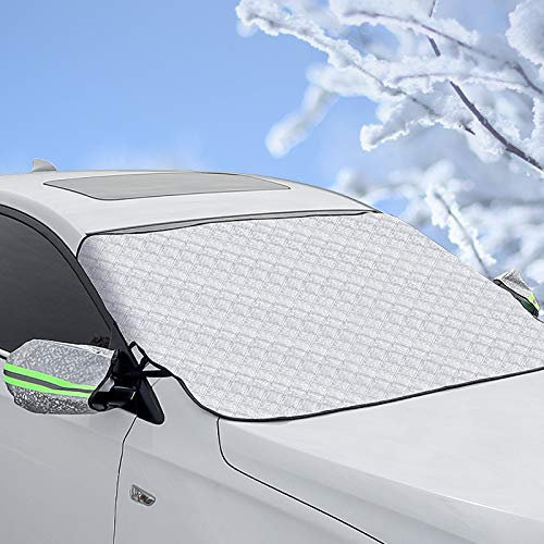 YYBCDSA Auto Winter Frontscheibenabdeckung, Für Citroen C4 Grand Picasso 2006-2009 Magnetische Frontscheibenabdeckung,Faltbare,Gegen EIS, Frost, Abdeckplane Zubehör