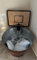 Basketball Trash Can Hoop – Mini Clip On Basketball Hoop with Backboard for Office and Bedroom Garbage Can – Fun Novelty Gag Gift