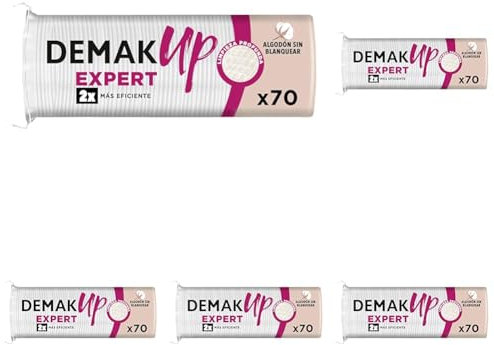 Demak´Up Expert Wattepads rund, 1 x 70 Pads (Packung mit 5)