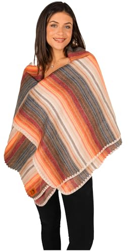 ALPAKITAS Schal aus Alpakawolle für Damen und Herren, 70 % Alpaka, Unisex, modisch, Decken-Wollschal