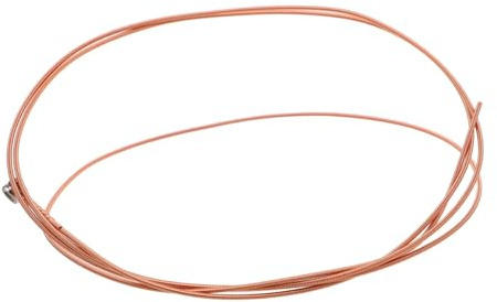 Cuerdas de Guitarra Acústica Doradas, 1 Paquete de 6 Cuerdas | Metal, Recambio para Folk y Acústicas, Instalación Sencilla, para Principiantes y Entusiastas