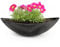matches21 HOME & HOBBY Ovale Pflanzschale als große 39 cm Vintage Outdoor Deko-Schale schwarz