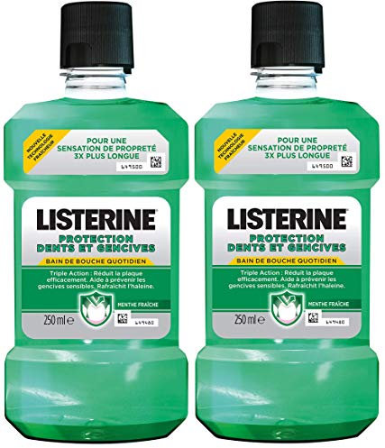 Listerine Mundschutz für Zähne/Zahnfleisch, 250 ml, 2 Stück
