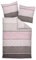 Janine 65016 Feinbiber Bettwäsche Davos 155x220 cm + 80x80 cm Beere-Mauve