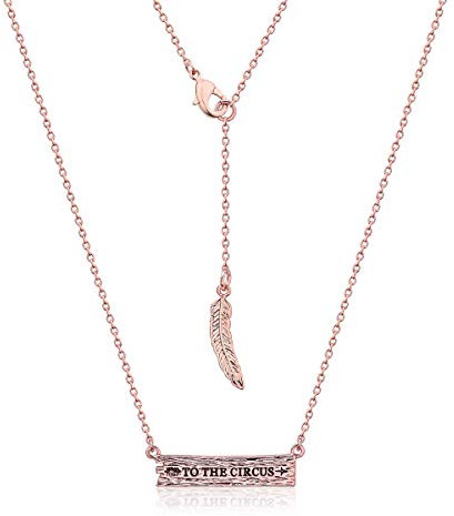 Disney Couture Kingdom Dumbo Rose Gold-Plated to The Circus Necklace