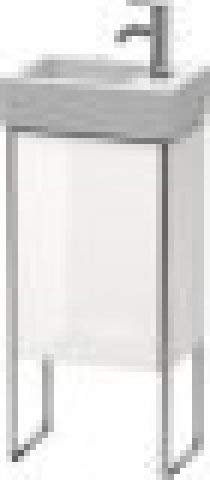 Duravit XSquare Waschtischunterbau wandhängend 48,4x24,0 cm, 1 Tür, Anschlag rechts, für Waschtisch Vero Air 072450, Farbe (Front/Korpus): Weiß Hochglanz Lack - XS4091R8585