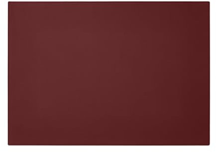 Eglooh - Palladio - Schreibtischunterlage echtem Leder Bordeaux Rot cm 70x50 - Handwerkliche Nähte und rutschfester Boden - Made in Italy