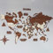 3D-Holz-Weltkarte, Holz-Wandkarte, Einweihungsgeschenk, Weltkarte, Wandkunst-Dekor, Holz-Reisekarte, Geburtstagsgeschenk (L Standard – 150 x 89 cm)