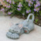 Garten Deko Katze Gartendeko Schmetterlinge Deko für Außen Balkon Gartendekoration Innenhof Layout niedlichen Lächeln Katze Ornamente Harz Freien kreative Tiere