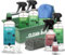 bio-chem CLEANTEC Autopflege Premium Set 9-teilig für das gesamte Auto im Innenraum und Außenbereich I Optimales Pflegeset für die Anwendung außen und innen I Mit Mikrofasertuch und Werkzeugbox