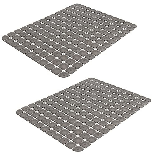 OTHWAY Fregadero Cocina, Paquete de 2 Protector Fregadero,40x30cm para parte inferior del fregadero de cocina, Protector Fregadero Cocina de Corte DIY, Drenaje Rápido