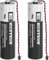 EEMB 3.6V ER6V Batteria di ricambio al litio ER14505 2700mAh con spina compatibile con Toshiba PLC Batteria ER6VC119A/119B (2 pezzi)