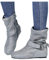Kobilee Stivaletti Bassi Donna Cowboy Chunky Scamosciati Ankle Chelsea Boots Pelle Morbidi Stringati Stivali Calzino Stivaletti Eleganti Autunnali Invernali Comode con Tacco Anfibi