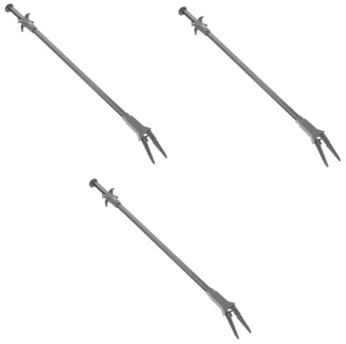 Mipcase 3pcs Aquatic Plant Tweezers Fish Tank Plant Care Tools Curved Tip Tweezers Bonsai Tools Water Safe for Aquariums