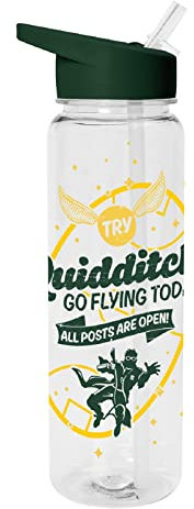 Pyramid International HARRY POTTER - Borraccia in plastica da 540 ml, regalo Harry Potter per donne, uomini e bambini, colore: oro