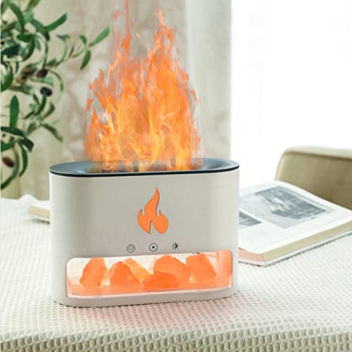Aroma Diffuser Luftbefeuchter,flammeneffekt Diffuser 250ML mit 7-Flammen-Farbe,4-Farbeinstellungen,geräuschloser Diffusor für ätherische Öle mit Auto-Off-Schutz,für Zuhause, Büro, Yoga (Stil 2)