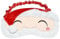 Ynaice Augenmaske zum Schlafen, Schlafmaske Weihnachten Niedliche Lustige Weihnachtsmann Augenmaske Shade Abdeckung für Kinder, für Reisen und Erwachsene (Weihnachtsmann B)