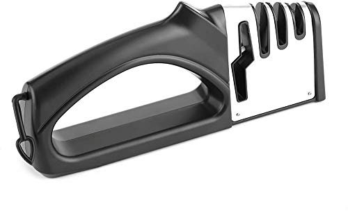 Fydun Afilador de Cuchillos de ángulo Fijo de 4 Etapas para el ar 4 en 1 Accesorios de Cocina Amplia Gama de Usos