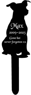 Personalised, Pet Memorial Plaques, Gift, Cat, Dog, Rabbit, Garden Sign, Grave Marker, Jack Russell Terrier