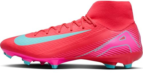 Nike Zoom Superfly 10 Academy FG/MG, Zapatillas de fútbol Hombre, Ember Glow/Aurora Green, 40 EU