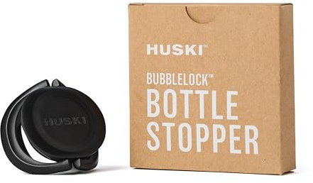 Huski BubbleLock™ Bottle Stopper | New | Compact & Convenient Champagne Stopper | Wine & Bar Accessories | Fits in The Huski Champagne Cooler | Wine Gifts