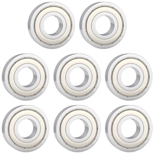 JEYORZY 8 pièces 608zz roulements à Billes, pour Planches à roulettes, pour Planches à roulettes, Scooters, Patins à Roues alignées, pour ABEC Utilisé,8 mm x 22 mm x 7 mm