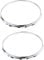 Heavy Duty 14 Inch 10 Lug Snare Drum Hoop Rim Batter Hoop 1.2Mm (Pack of 2)