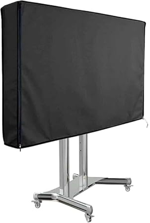 Waterproof TV Stand Case, TV Screen Protector Cover | Oxford Cloth Mobile TV Stand Dustproof Cover - Black TV Screen Protector Cover, Heavy Duty | Oxford Cloth Mobile TV Stand Dustproof Cover - Black TV Screen Protector Cover, Heavy Duty