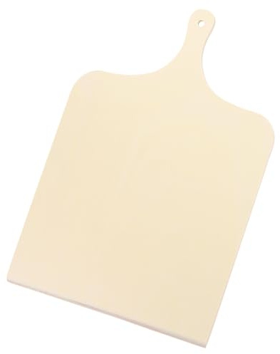 QUARKZMAN Tagliere per Pizza, Tagliere Quadrato per Pizza Pala per Pizza in Legno di Betulla, Utensili da Cucina con Manico per Stendere Le Pizze, 1 Set, M