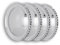 Universell passendes Radzierblendenset (4 Stück) 15 Zoll – Moon Caps Stahl verchromt