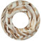 Majea Damen Loop Schal Schlauchschal Halstuch (880027) (beige 13)