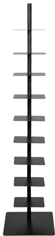Torre de estanterías de columna vertebral, torre de librería vertical