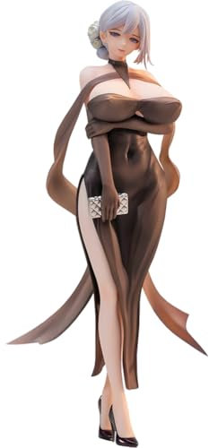 Ciyoulio Original Gemäldefigur Ehefrau Figur Statue Anime Illustration Modell 25 cm Stehende Haltung Kleid Modell Desktop Ornamente Sammlung Geschenk