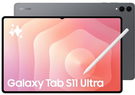 Samsung Galaxy Tab S11 Ultra 256GB WiFi, Tablet con IA, Ligera, Herramientas IA, Dex, 12 GB de Memoria, Batería de Larga Duración, Garantía Fabricante 3 Años + 1 Extra, Gris (Versión Española)