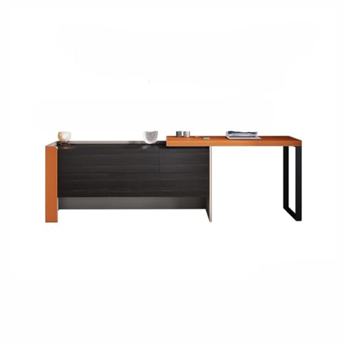 AHGFTYRDT Meuble TV Meuble TV Multifonctionnel, Salon, Center de Divertissement, Commode rétractable, Chambre à Coucher, Meuble de Rangement, Bureau en Cuir