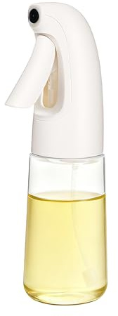 ZHABAYEN Oil Sprayer for Cooking, 180ML Glass Olive Oil Sprayer Mister | Canola Vinegar Spray Mister for Kitchen, Spray Bottle for Air Fryer, Baking, BBQ, Salad