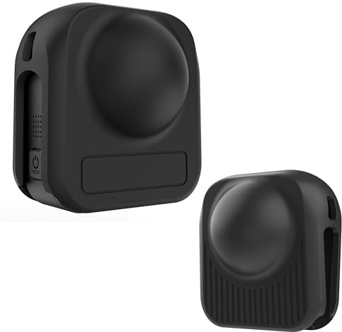 FitStill Actionkamera Silikon Full-Cover Schutzhülle für Go Pro Max 2, Staubdicht und Kratzfest, Verschleißfest und Stoßdämpfend, Max 2 Zubehör