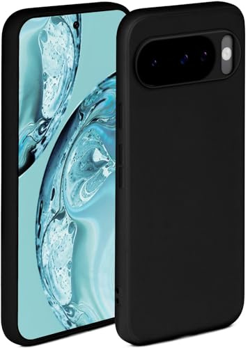ONEFLOW Soft Case für Google Pixel 10 Hülle aus Silikon mit Kameraschutz, Silikonhülle mit erhöhtem Schutz fürs Display, Backcover Schutzhülle, weiche Handyhülle, Schwarz