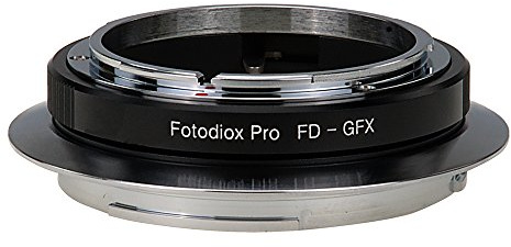 Fotodiox Pro Lens Mount Adapter, Canon FD & FL 35mm SLR lens to Fujifilm G-Mount GFX Mirrorless Digital Camera Systems (such as GFX 50S and more)